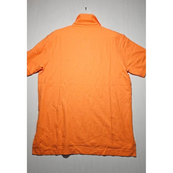 Tommy Hilfiger Polo Shirt Men’s Large Orange Short Sleeve Casual New Without Tag - Picture 3 of 3